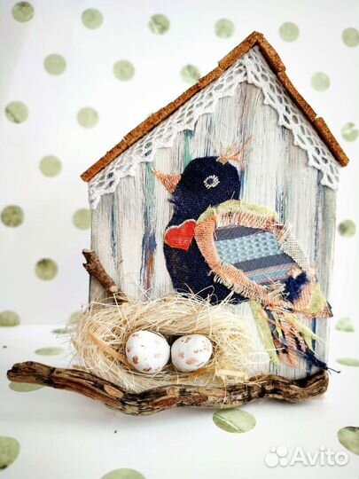 Птичка весенний декор