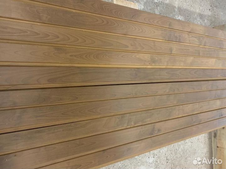 Вагонка Термо береза для бани, сауны. Софтлайн