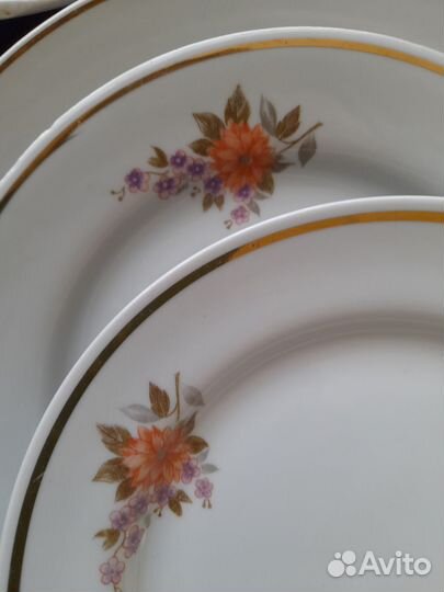 Сервиз столовый СССР с супницей,бу