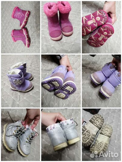 Вещи и обувь пакетом для девочки 68-92