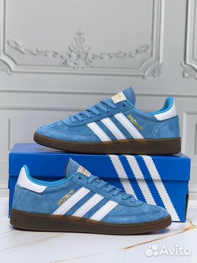 Кроссовки adidas handball spezial blue