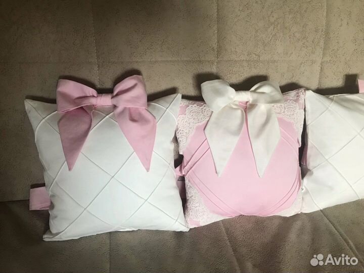 Бортики подушки в детскую кроватку