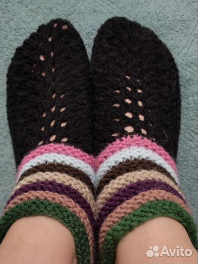 Носки-тапочки