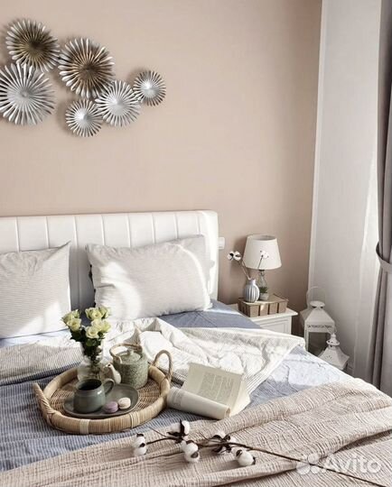 Плетеный поднос с ручками