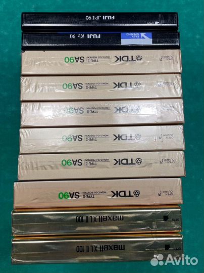 Аудиокассеты тип 2 TDK, Maxell, Fuji