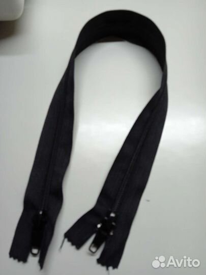 Молния двухзам крупная 37 шт брючные разные