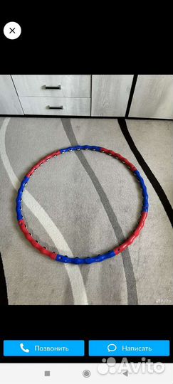 Обруч хула-хуп с массажными шипами