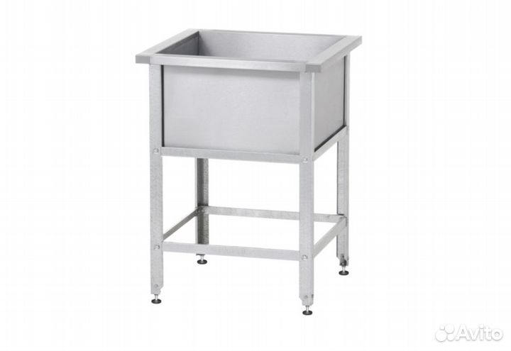 Ванна моечная 1 секц вмсб-630 (630*630*860)