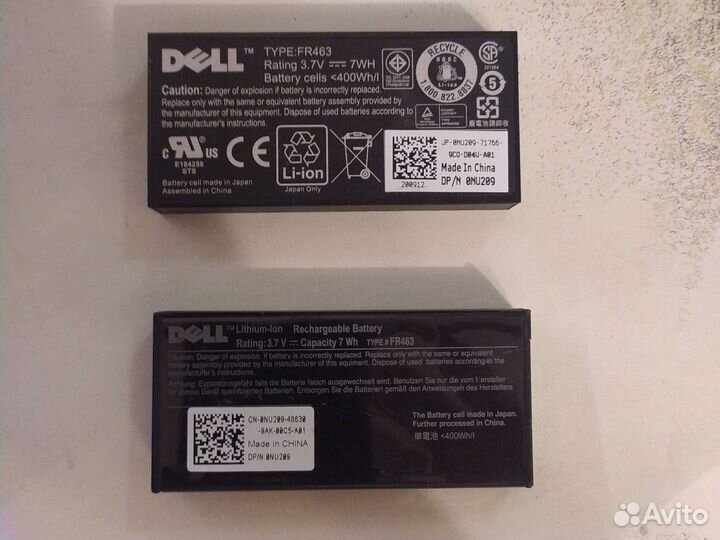 Батарея для контроллера Dell NU209