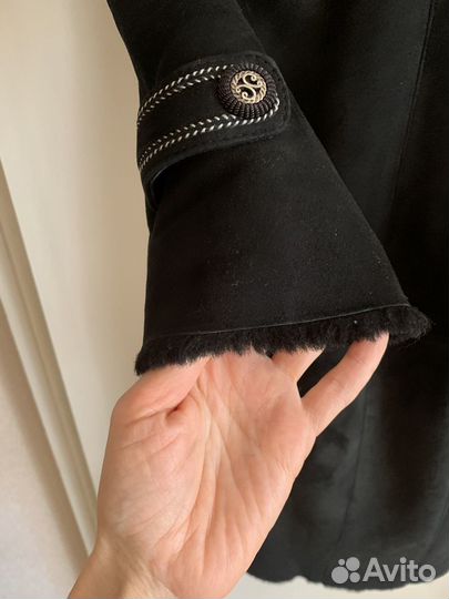 Дубленка натуральная женская 44