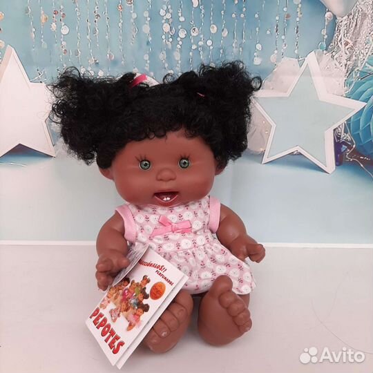 Пупсы ванильные с волосами, 26см. Испания