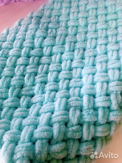 Плед детский плюшевый