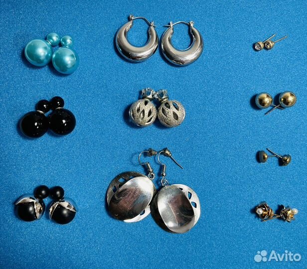 Серьги разные