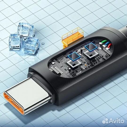 Кабель зарядный Essager USB Type-C 100 Вт