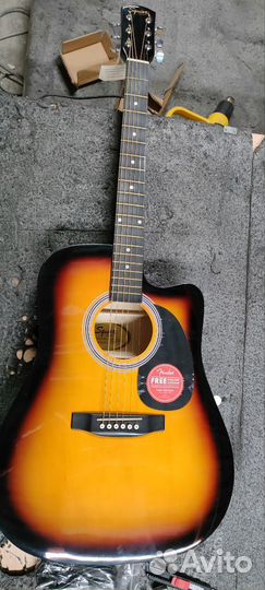 Электроакустическая гитара fender Squier SA-105CE
