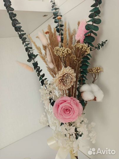 Букет из стабилизированных цветов