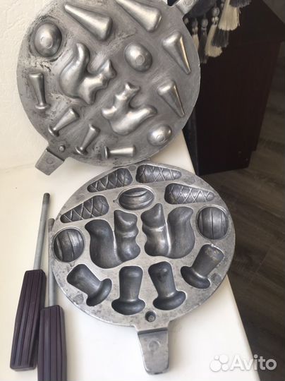 Форма для выпечки Белочк,Грибы и орешк, Вафельн