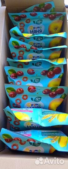 Фрутопаффсы кукурузно-рисовые колечки для малышей