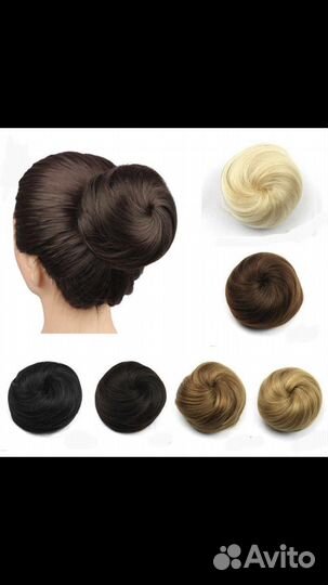 Шиньон на резинке