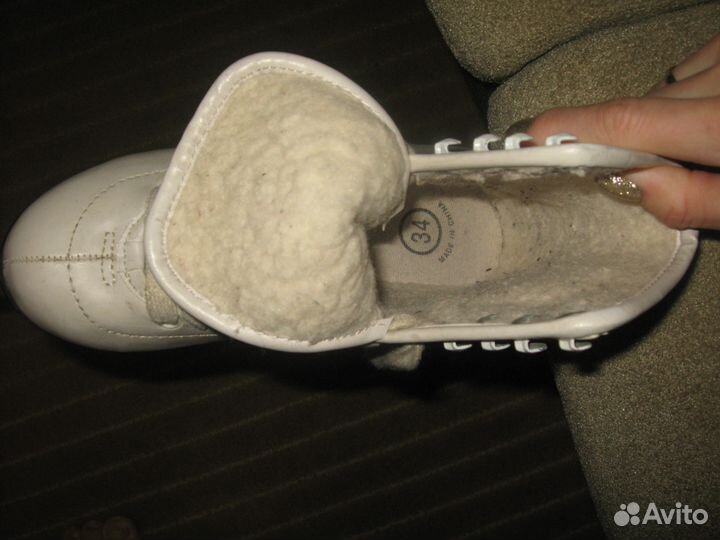 Коньки фигурные утепленные 34 размер