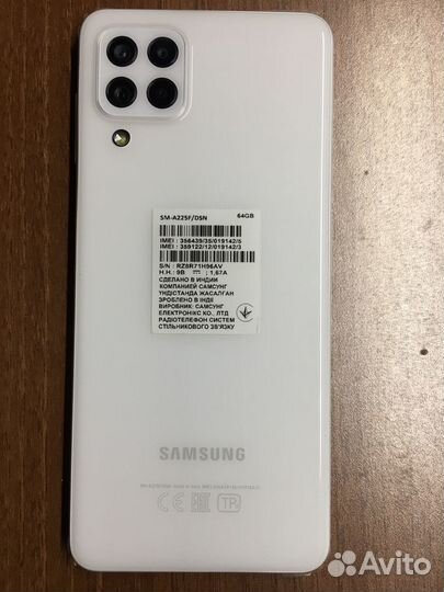Samsung Galaxy A22, 4/64 ГБ