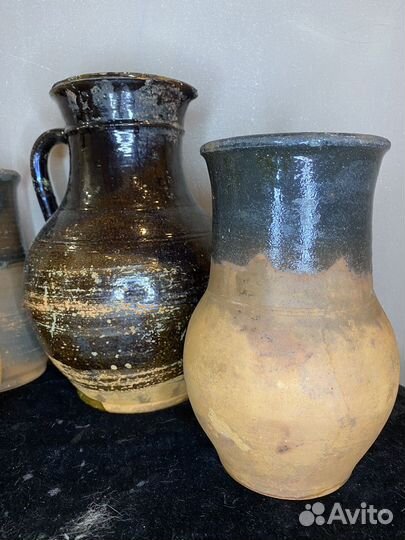 Крынки глиняные.19 век