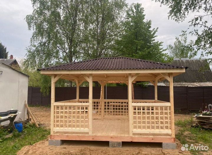 Беседка под ключ