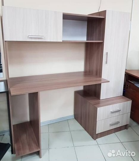 Компьютерный стол пкс-7 Ясень Шимо