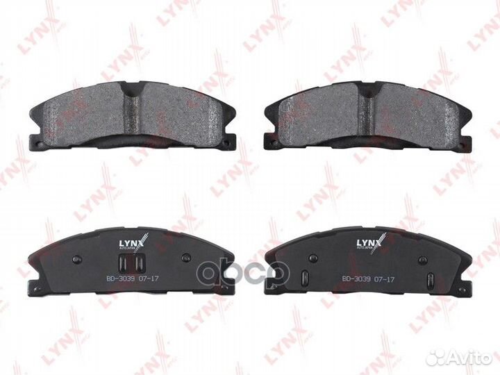 Колодки тормозные дисковые перед BD3039 LYN