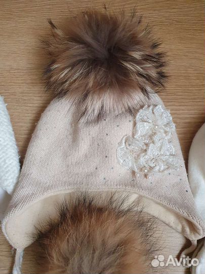 Шапка шлем для девочки