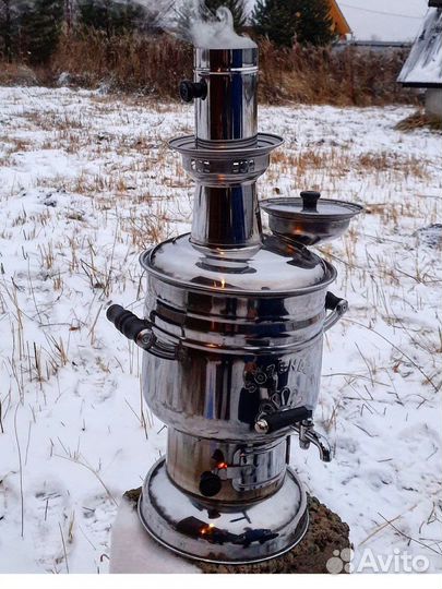 Самовар на дровах (Турецкий)