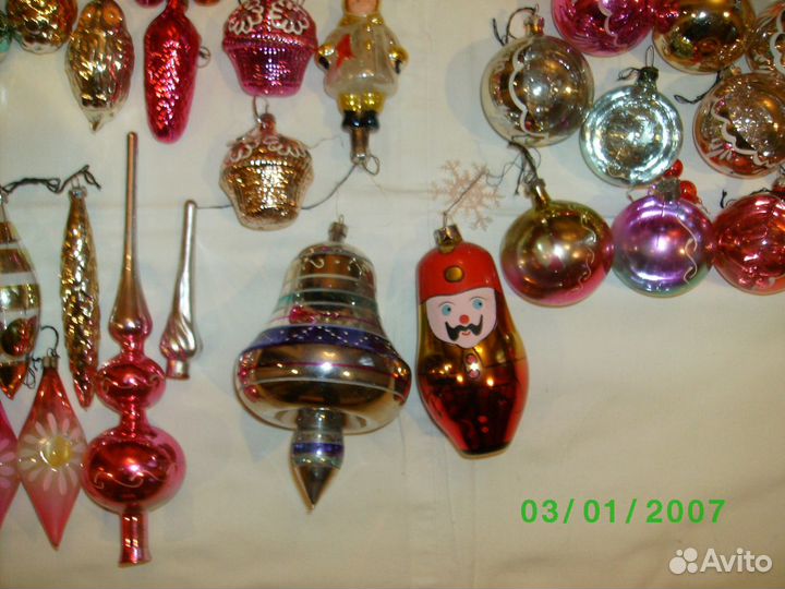 Елочные игрушки СССР