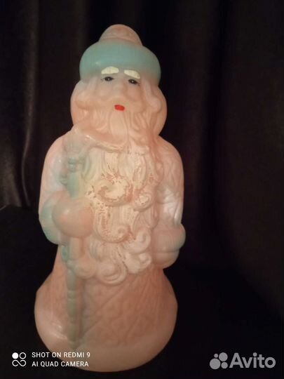 Дед мороз пластмассовый СССР