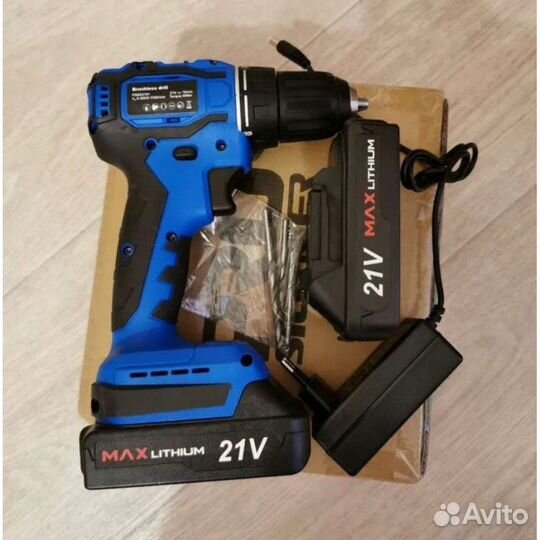 Дрель-шуруповерт аккумуляторный prostormer 21v