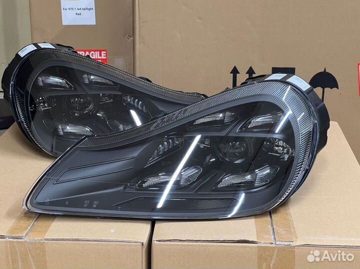 Фары светодиодные Порш Кайен 957