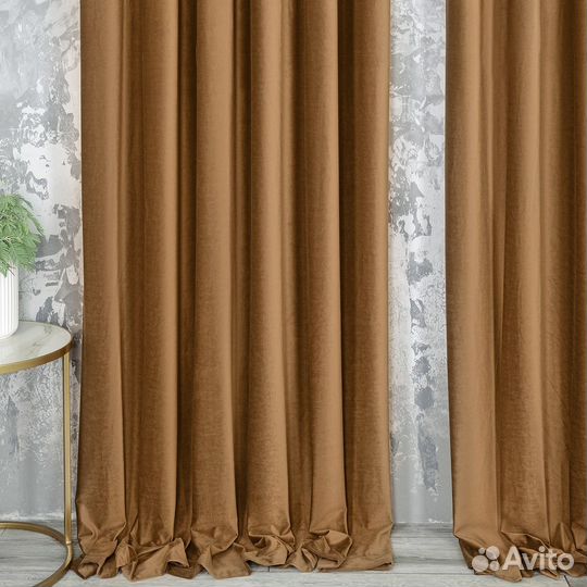 Шторы бархат Беллиссимо Тоффи