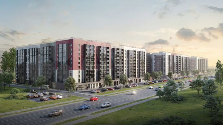 2-к. квартира, 55 м², 9/10 эт.