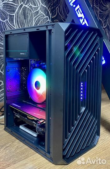 Игровой кoмпьютeр intel i3-10100F/16Gb/RX5500XT 8G