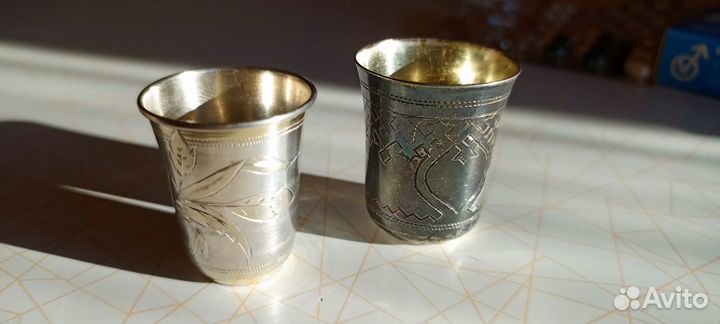 Стопки серебро 84 проба