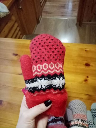 Варежки зимние детские