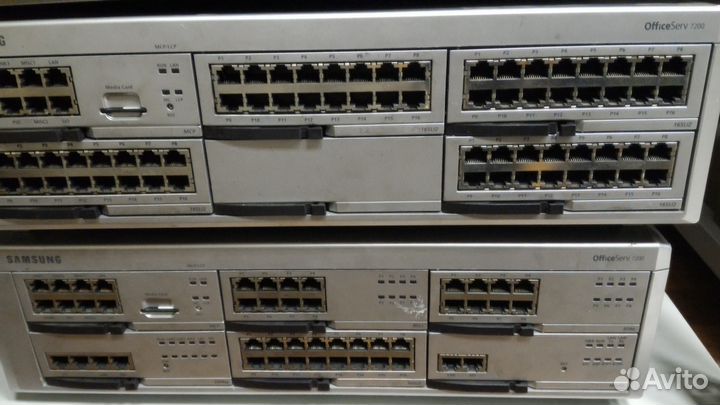 Атс samsung OfficeServ 7200 с доп. блоками и плата