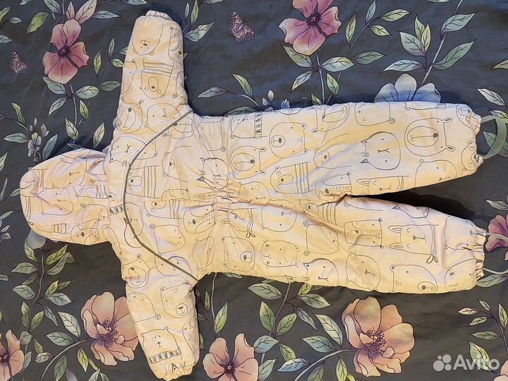 Зимний костюм для девочки 80-86