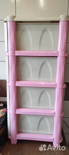 Комод детский пластиковый