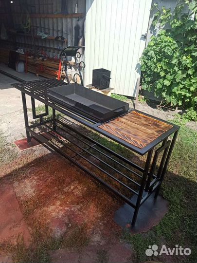 Мангал в стиле лофт