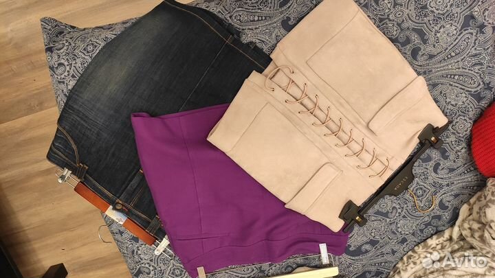 Джинсовые юбки/ джинсовая юбка 3 модели