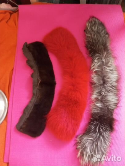 Воротник опушка. Песец,норка,чернобурки
