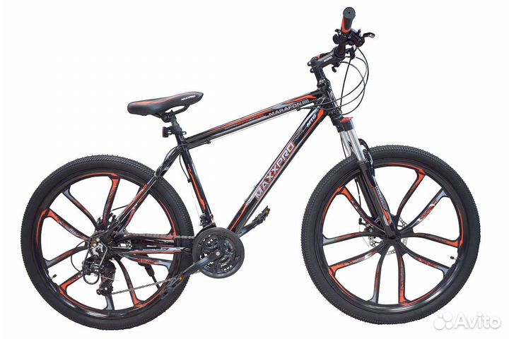 Велосипед marafon 26 N2609-3 (чёрно-красный)