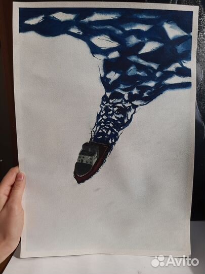 Акварельный рисунок,А3