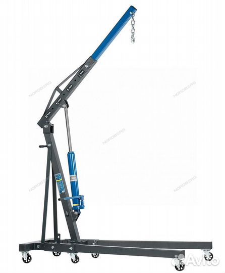 Кран гидравлический 2 тонны, складной nordberg