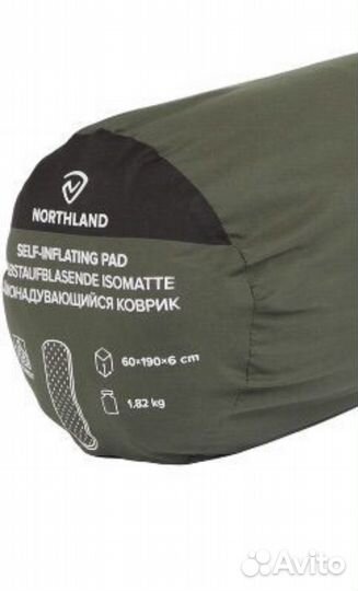 Самонадувающийся коврик Northland 190x60